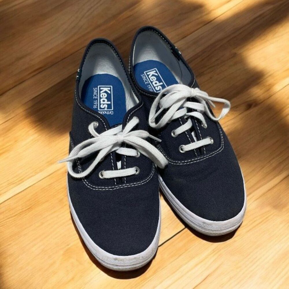 Black Blue Keds Champions Sneakers White Contrasting 7
